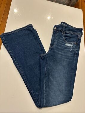 American Eagle Outfitters Dark Blue Flared Jeans